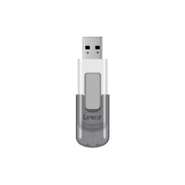 Lexar JumpDrive V100 unidade de memória USB 64 GB USB Type-A 3.2 Gen 1 (3.1 Gen 1) Cinzento, Branco