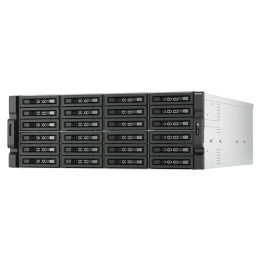 QNAP TL-R2400PES-RP Caixa para Discos Rígidos Compartimento HDD SSD Preto, Cinzento 2.5 3.5"