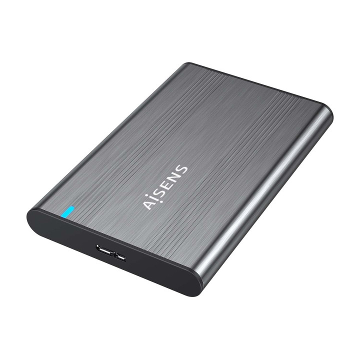 AISENS ASE-2526GR Caixa para Discos Rígidos Caixa de disco rígido Cinzento 2.5" Energia por USB