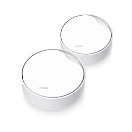 TP-Link DECO X50-POE(2-PACK) sistema de Wi-Fi Mesh Dual-band (2,4 GHz   5 GHz) Wi-Fi 6 (802.11ax) Branco 3 Interno