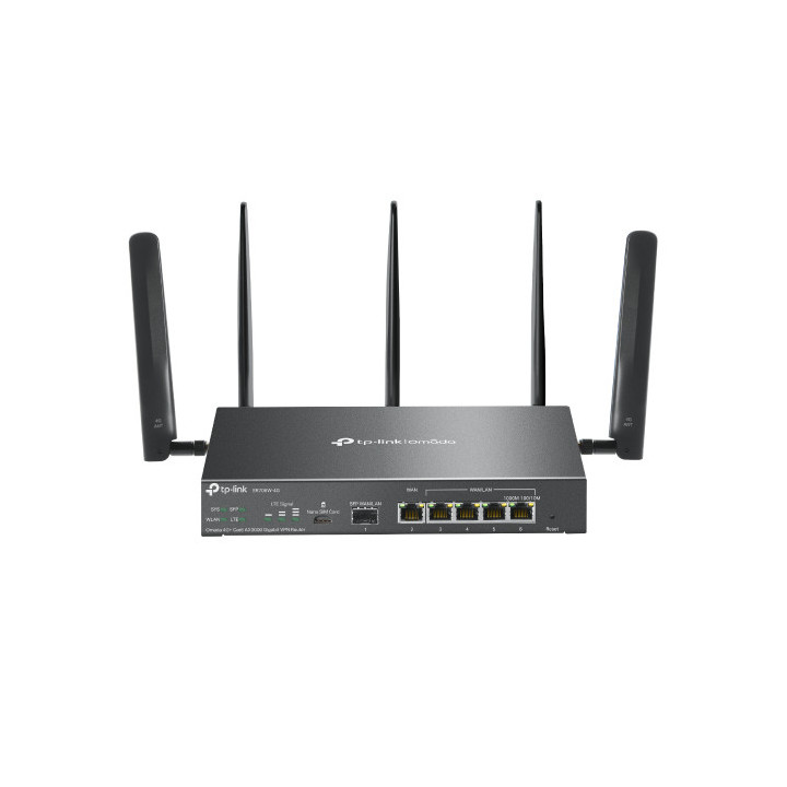 TP-Link Omada ER706W-4G router sem fios Gigabit Ethernet Dual-band (2,4 GHz   5 GHz) Preto