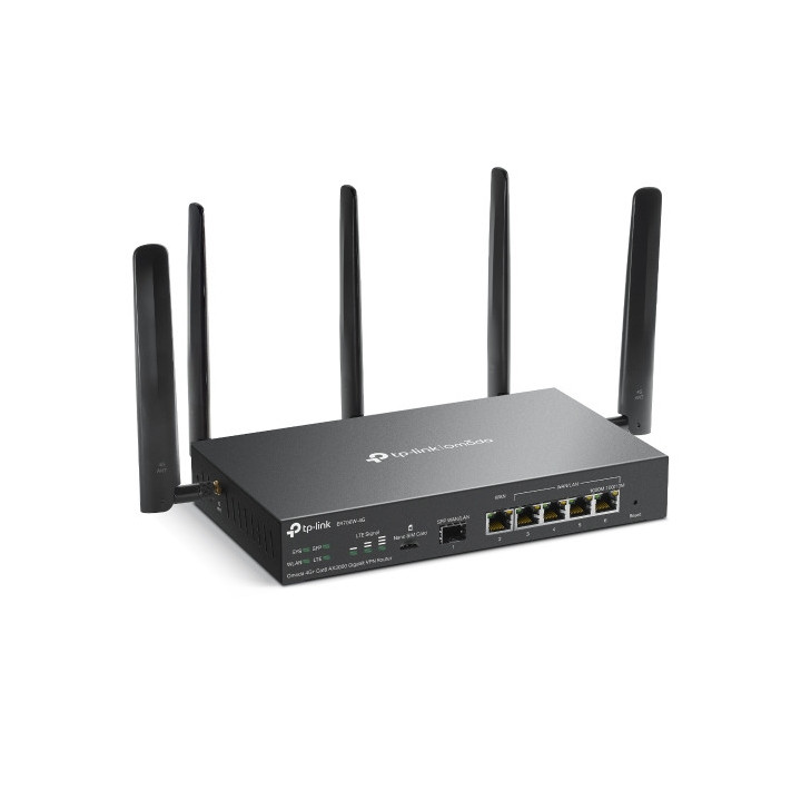 TP-Link Omada ER706W-4G router sem fios Gigabit Ethernet Dual-band (2,4 GHz   5 GHz) Preto