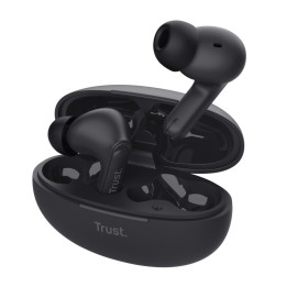 Trust Yavi Auscultadores True Wireless Stereo (TWS) Intra-auditivo Chamadas Música USB Type-C Bluetooth Preto