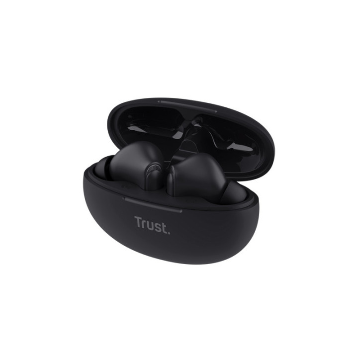 Trust Yavi Auscultadores True Wireless Stereo (TWS) Intra-auditivo Chamadas Música USB Type-C Bluetooth Preto