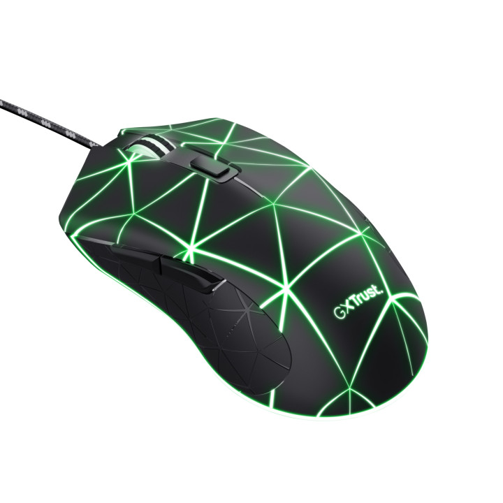 Trust GXT 133 Locx rato Mão direita USB Type-A Ótico 4000 DPI