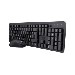 Trust TKM-360 teclado Rato incluído RF Wireless Português Preto