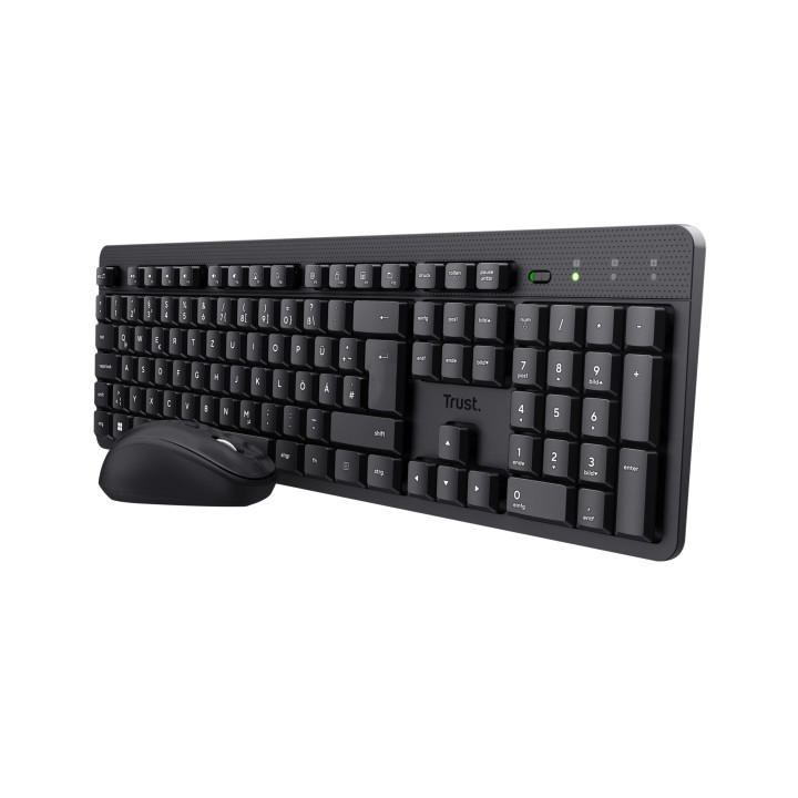 Trust TKM-360 teclado Rato incluído RF Wireless Português Preto