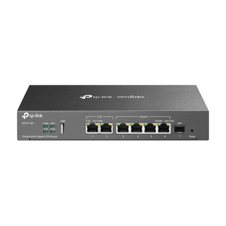 TP-Link Omada ER707-M2 router com fio 2.5 Gigabit Ethernet, Fast Ethernet, Gigabit Ethernet Preto