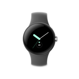 Google Pixel Watch AMOLED 41 mm Digital Ecrã táctil 4G Prateado Wi-Fi GPS