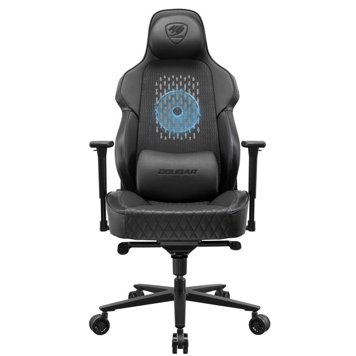 COUGAR Gaming CGR-ARP-BLB Cadeira de jogos para PC Assento acolchoado Preto