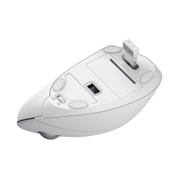 Trust Verto rato Mão direita RF Wireless Ótico 1600 DPI