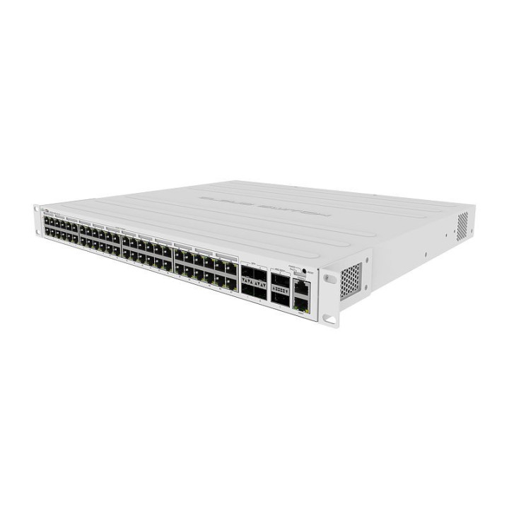 Mikrotik CRS354-48P-4S+2Q+RM switch de rede Gerido L3 Gigabit Ethernet (10 100 1000) Power over Ethernet (PoE) 1U