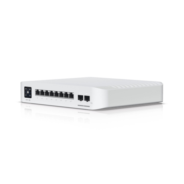 Ubiquiti UniFi USW-PRO-8-POE switch de rede Gerido L2 L3 Gigabit Ethernet (10 100 1000) Power over Ethernet (PoE) 1U Branco
