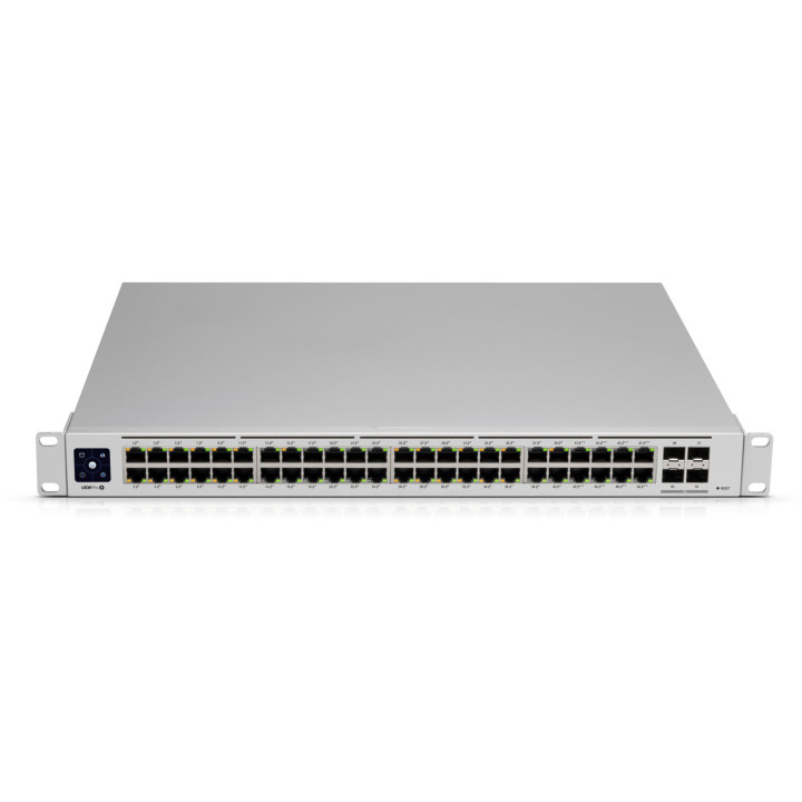 Ubiquiti UniFi USW-PRO-48 switch de rede Gerido L2 L3 Gigabit Ethernet (10 100 1000) 1U Prateado