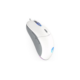 ENDORFY GEM Plus Onyx White rato Mão direita USB Type-C Ótico 19000 DPI