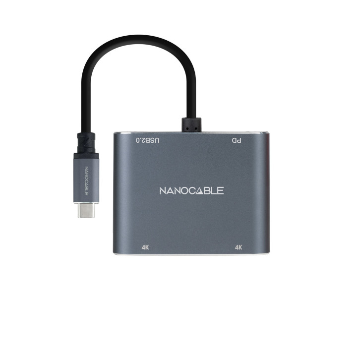Nanocable 10.16.4305 adaptador gráfico USB Cinzento