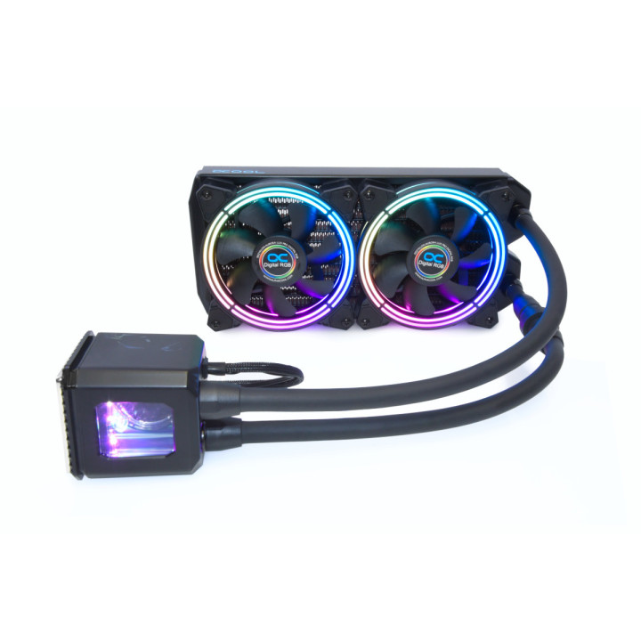 Alphacool Eisbaer Aurora 240 Processador Refrigerador líquido all-in-one 12 cm Preto 1 unidade(s)