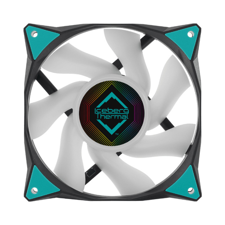 Iceberg Thermal IceGALE ARGB Caixa de computador Ventoinha 12 cm Preto 1 unidade(s)