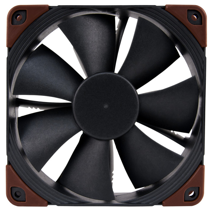 Noctua NF-F12 INDUSTRIALPPC-2000 IP67 PWM Caixa de computador Ventoinha 12 cm Preto, Castanho