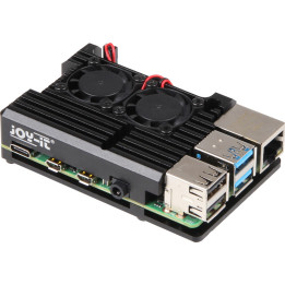 Joy-iT Armor Case Block Active Caixa Aço inoxidável
