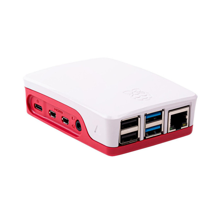 Raspberry Pi 1876751 acessório de placas de desenvolvimento Caixa Vermelho, Branco