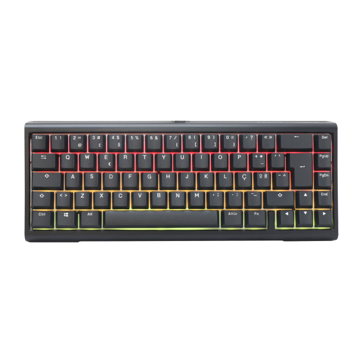 Teclado Mecânico Ducky Tinker65 65% RGB Black MX-Blue (ES)