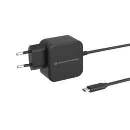 Conceptronic OZUL04BE carregador de dispositivos móveis Universal Preto AC Interior