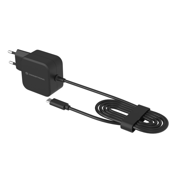 Conceptronic OZUL04BE carregador de dispositivos móveis Universal Preto AC Interior