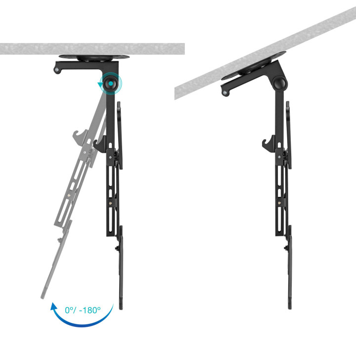 TooQ LPCE1123TSLI-B suporte para TV 139,7 cm (55") Preto