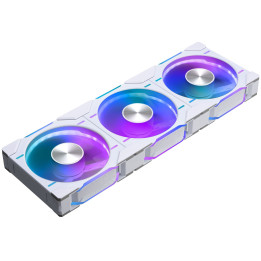 Ventoinha Phanteks D30 PWM reverse Airflow D-RGB Branco Pack 3 - 120mm