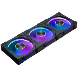 Ventoinha Phanteks D30 PWM reverse Airflow D-RGB Preto Pack 3 - 120mm