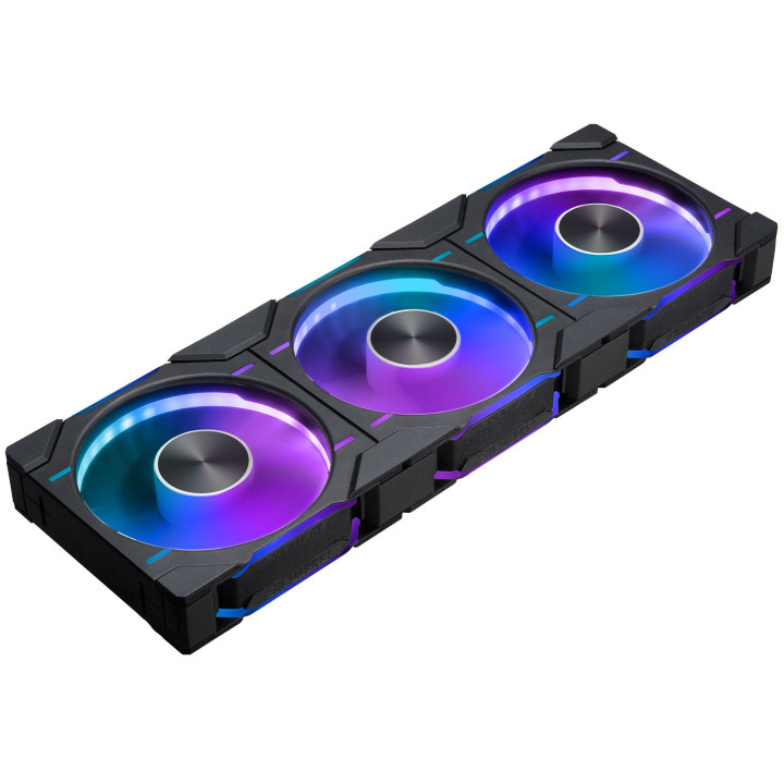Ventoinha Phanteks D30 PWM reverse Airflow D-RGB Preto Pack 3 - 120mm