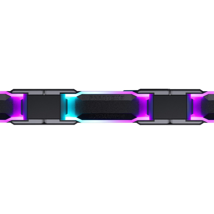 Ventoinha Phanteks D30 PWM reverse Airflow D-RGB Preto Pack 3 - 120mm
