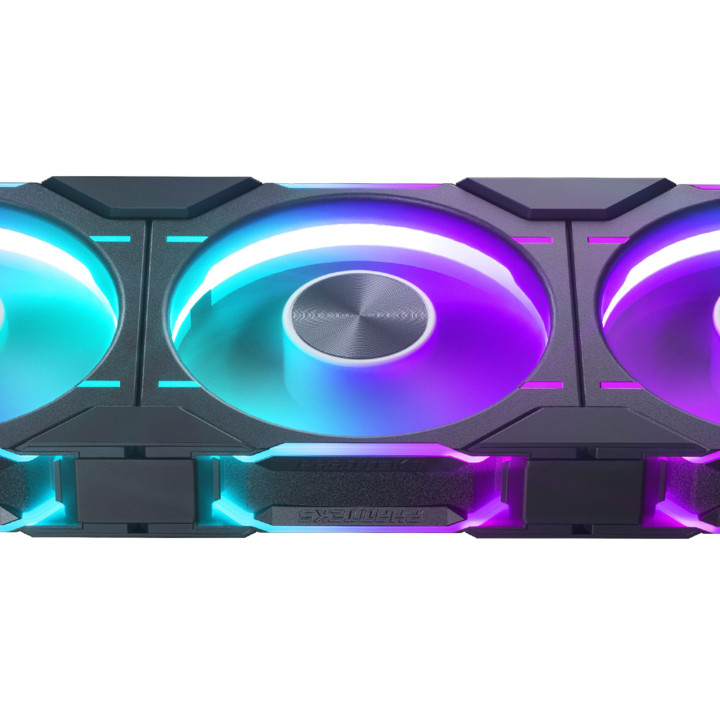 Ventoinha Phanteks D30 PWM D-RGB Preto Pack 3 - 120mm