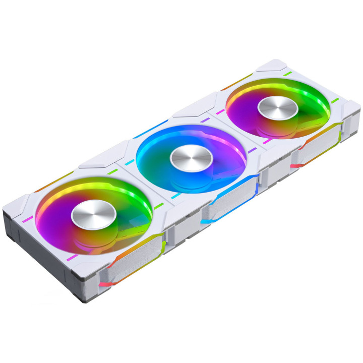 Ventoinha Phanteks D30 PWM D-RGB Branco Pack 3 - 120mm