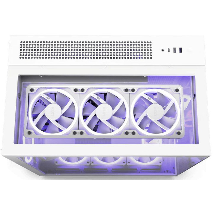 Caixa ATX NZXT H9 Elite Branca Vidro Temperado