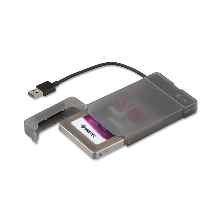 i-tec MYSAFEU313 Caixa para Discos Rígidos Compartimento HDD SSD Preto 2.5"