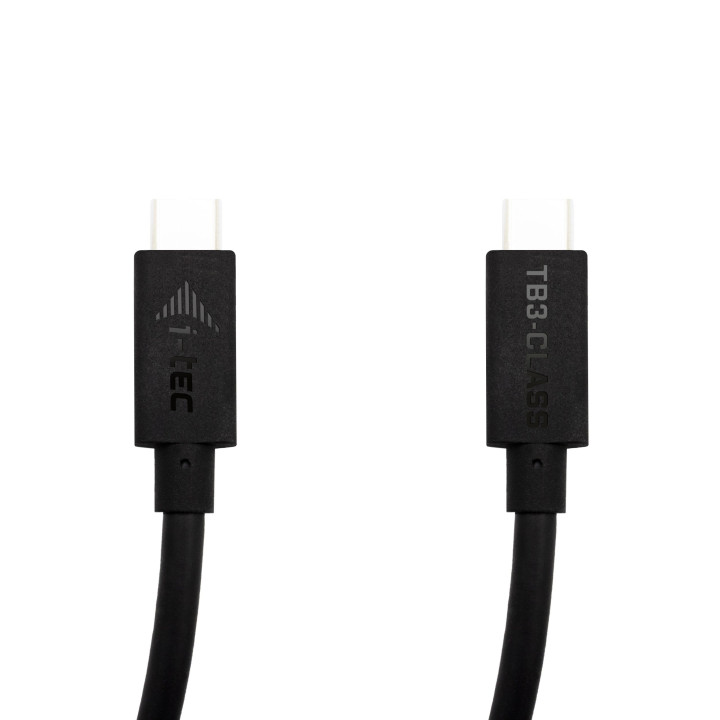 i-tec TB3CBL150CM cabo Thunderbolt 1,5 m 40 Gbit s Preto