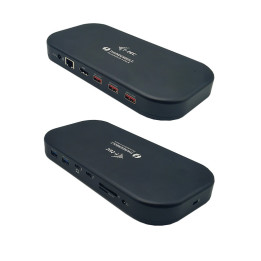 i-tec TB3HDMIDOCKPD base & duplicador de portas Com fios Thunderbolt 3 Preto