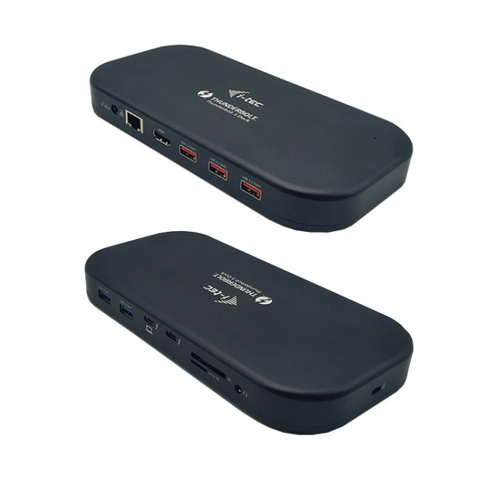 i-tec TB3HDMIDOCKPD base & duplicador de portas Com fios Thunderbolt 3 Preto