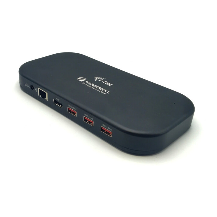 i-tec TB3HDMIDOCKPD base & duplicador de portas Com fios Thunderbolt 3 Preto