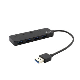 i-tec U3CHARGEHUB4 hub de interface USB 3.2 Gen 1 (3.1 Gen 1) Type-A 5 Mbit s Preto