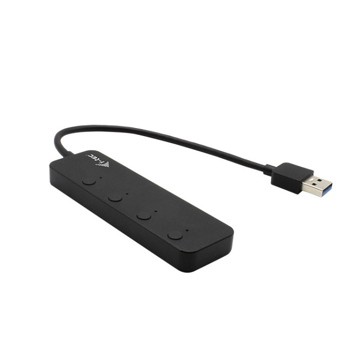 i-tec U3CHARGEHUB4 hub de interface USB 3.2 Gen 1 (3.1 Gen 1) Type-A 5 Mbit s Preto