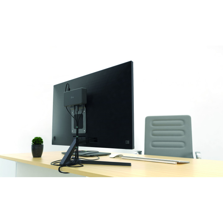 i-tec VESADOCK1 estojo de montagem Preto Metal