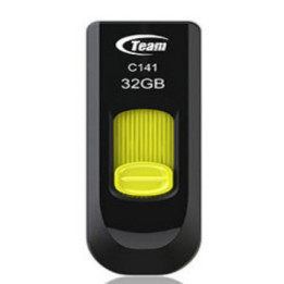 Team Group C141 unidade de memória USB 32 GB USB Type-A 2.0 Preto, Amarelo
