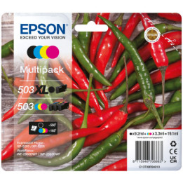 Epson 503 XL tinteiro 4 unidade(s) Original Rendimento alto (XL) Preto, Ciano, Magenta, Amarelo