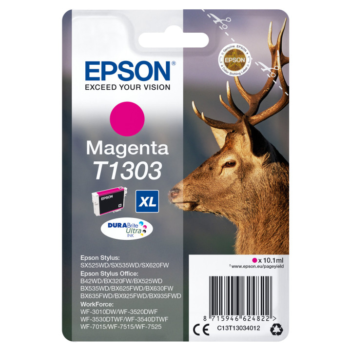 Epson Stag T1303 tinteiro 1 unidade(s) Original Rendimento alto (XL) Magenta