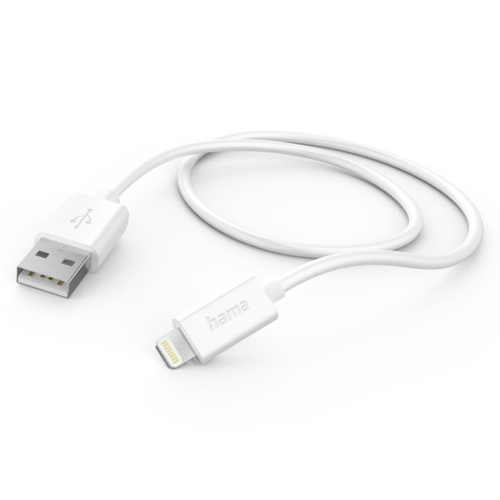 Hama 00201579 cabo Lightning 1 m Branco