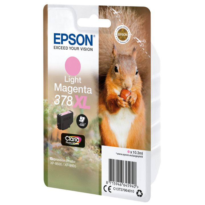 Epson Squirrel 378XL tinteiro 1 unidade(s) Original Rendimento alto (XL) Magenta claro