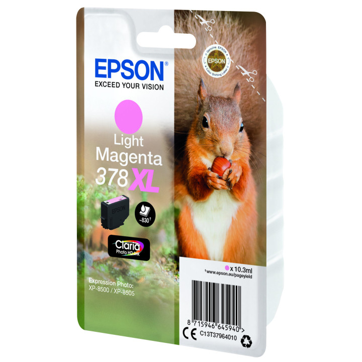 Epson Squirrel 378XL tinteiro 1 unidade(s) Original Rendimento alto (XL) Magenta claro